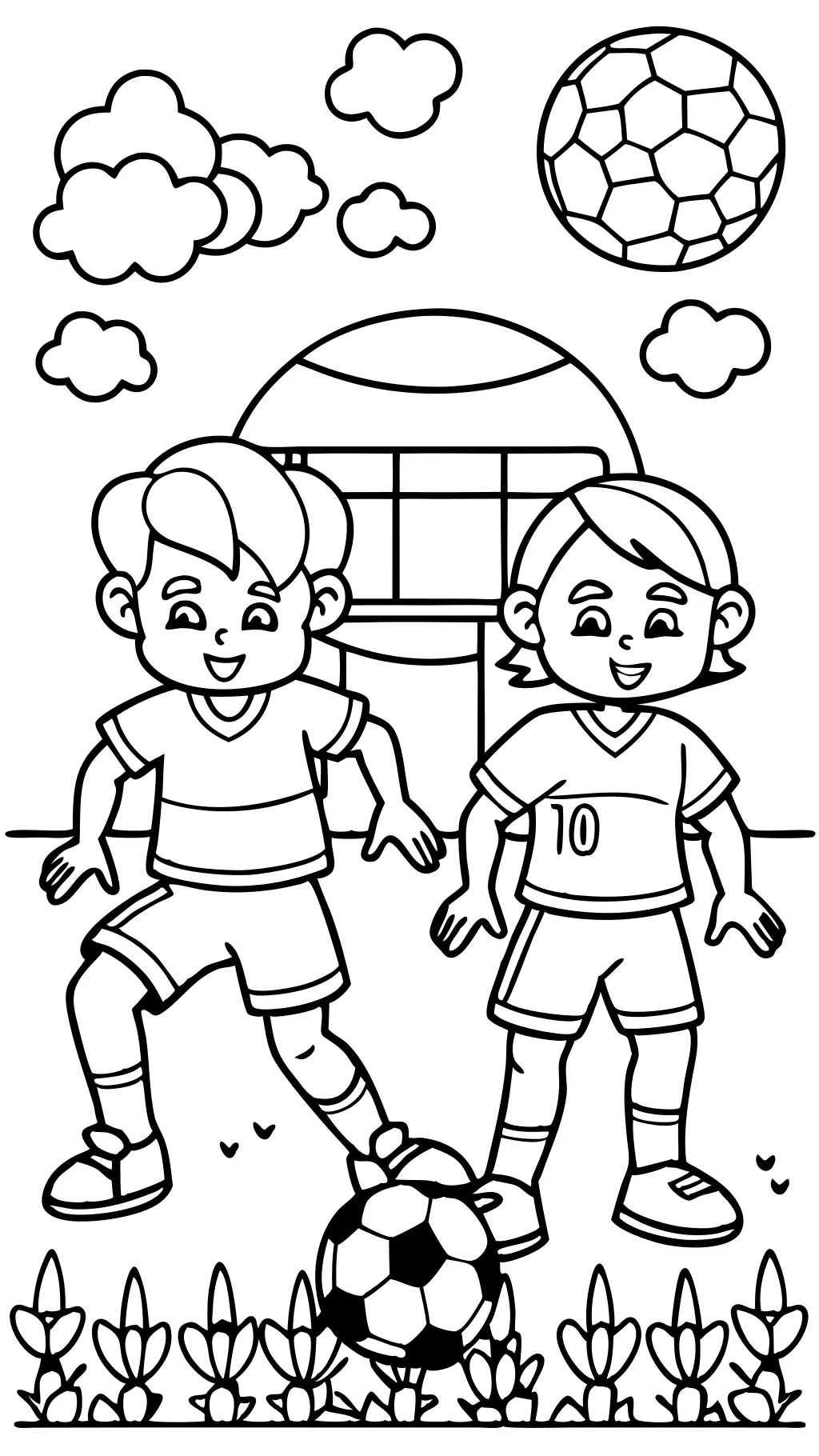 coloriages imprimables de football